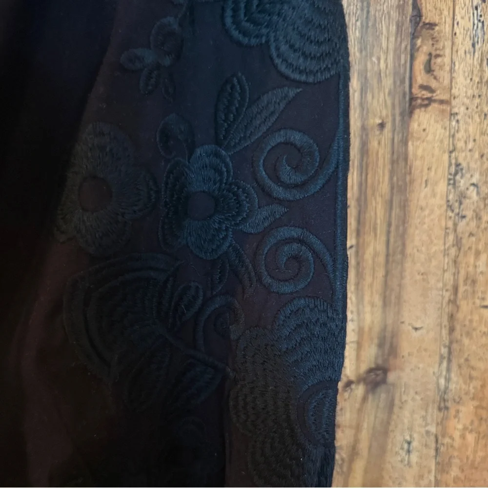 Julia Amory Coatue Caftan Dress in Coal- Size XL - Picture 5 of 8